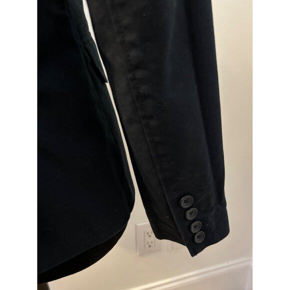 Banana Republic Women's Black One-Button Blazer Cotton Stylish Business & Casual - Picture 8 of 14